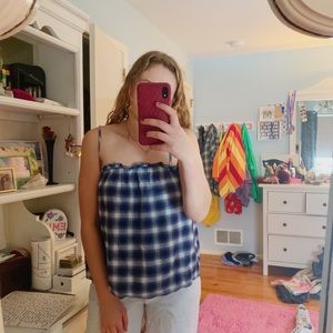 Madewell picnic tie top